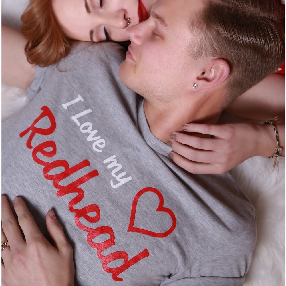 I love my redhead tshirt
